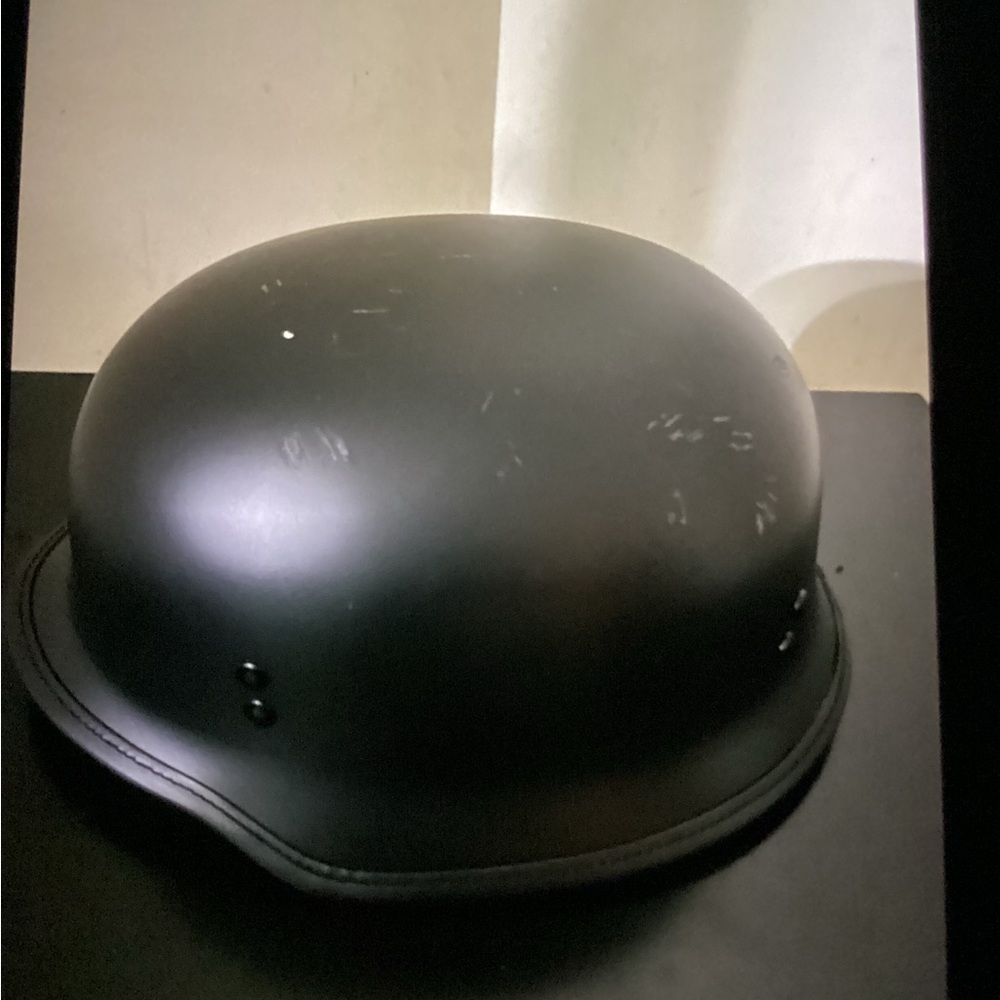 Matte Black Protective Helmet